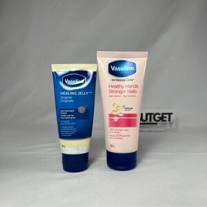 Mix Lot Vaseline Healthy Hands Stronger Nails Hand C ream & Healing Jelly *READ*